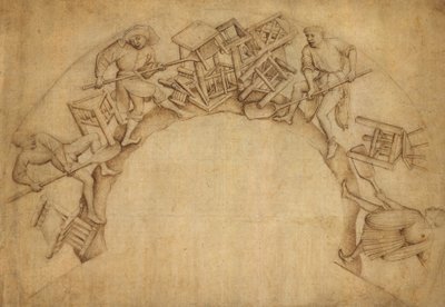 Men Shoveling Chairs by Rogier van der Weyden